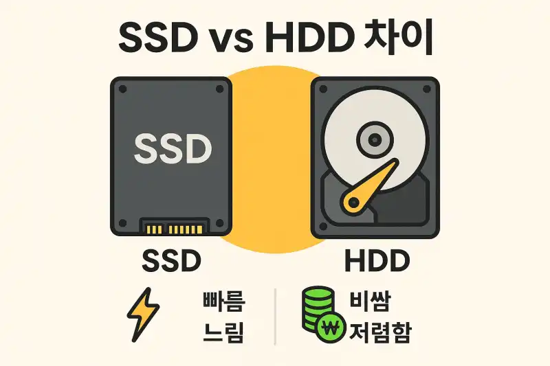 SSD와 HDD 차이, 쉽게 한 번에 정리해봐요!