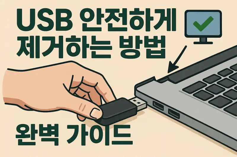 USB 안전하게 제거하는 방법 완벽 가이드