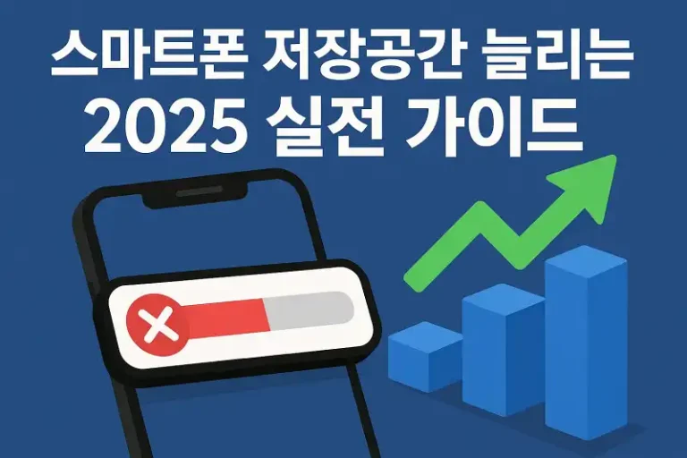 스마트폰 저장공간 늘리는 2025 실전 가이드