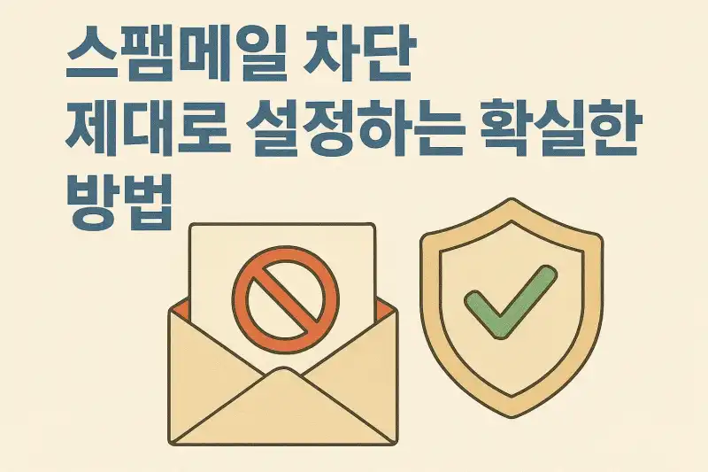 스팸메일 차단 제대로 설정하는 확실한 방법