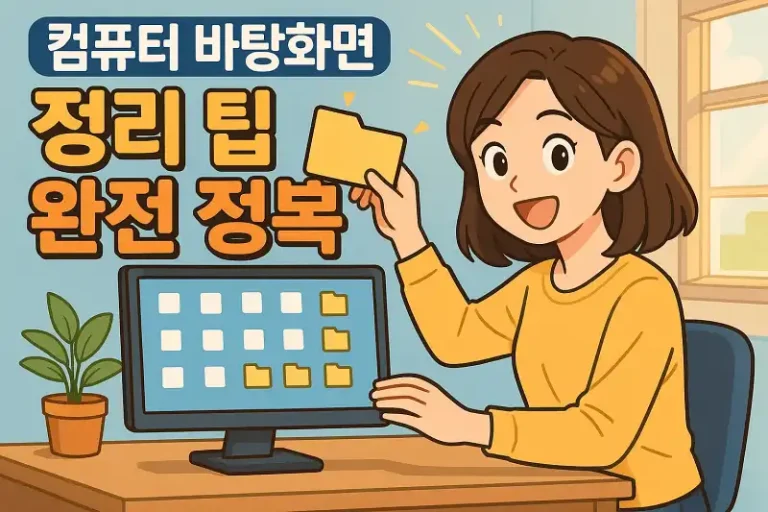 컴퓨터 바탕화면 정리 팁 완전 정복