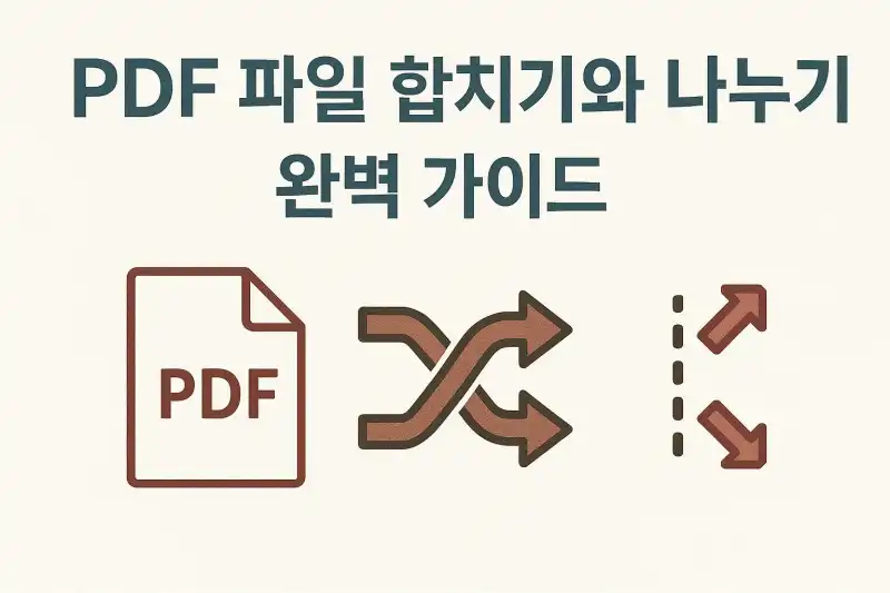 PDF 파일 합치기와 나누기 완벽 가이드
