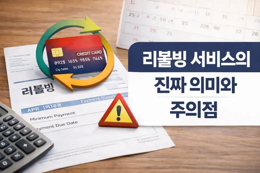 리볼빙 서비스의 진짜 의미와 주의점