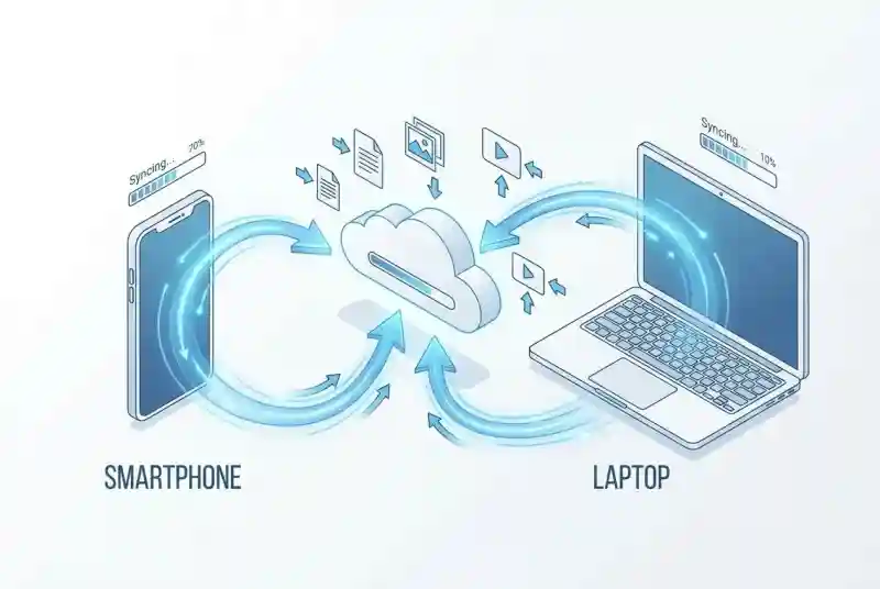 스마트폰에서 컴퓨터 파일 열기, 3초면 끝