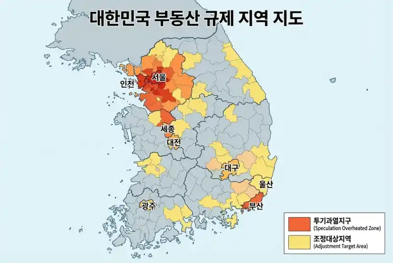 LTV 규제 지역별로 이렇게 다르다고요?