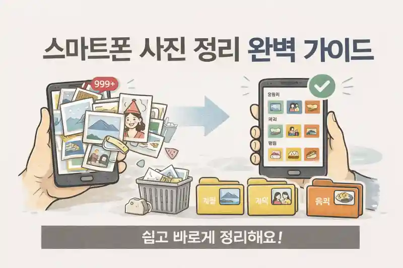 스마트폰 사진 정리 완벽 가이드