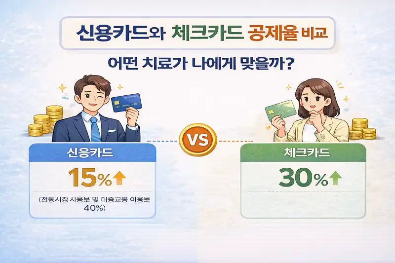 신용카드 15% vs 현금영수증 30%, 어떻게 써야 환급 두 배?