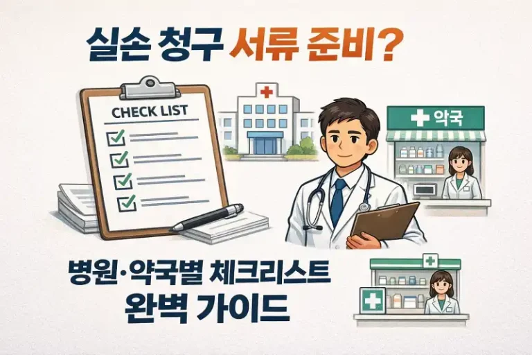 실손 청구 서류 준비? 병원·약국별 체크리스트 완벽 가이드