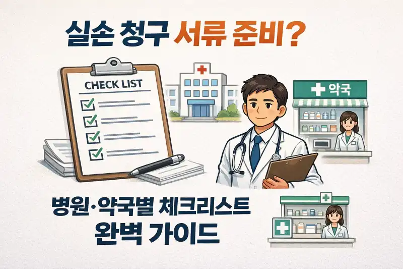 실손 청구 서류 준비? 병원·약국별 체크리스트 완벽 가이드