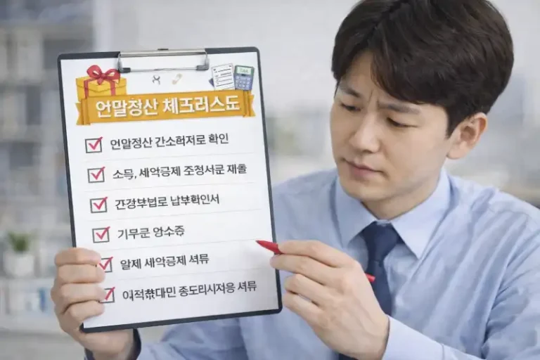 연말정산 환급액 최대로 늘리는 2026년 공제 체크리스트