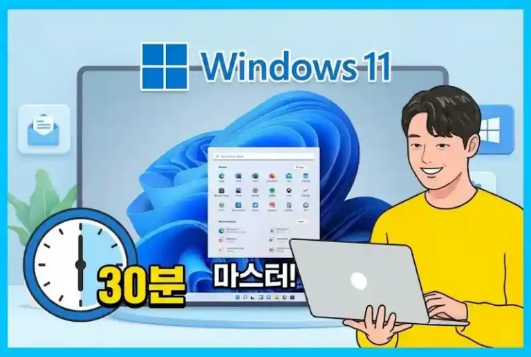 윈도우11, 초보자도 30분이면 마스터