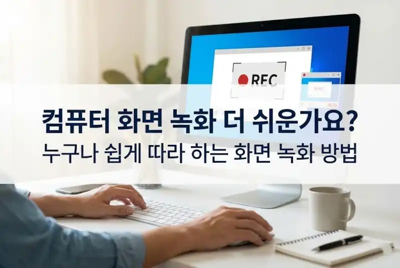컴퓨터 화면 녹화 더 쉬운가요?