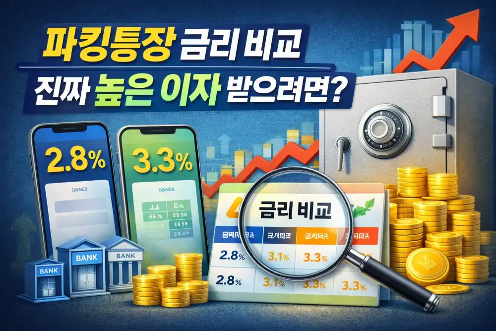 파킹통장 금리 비교, 진짜 높은 이자 받으려면?