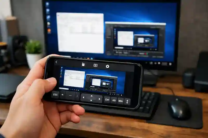 핸드폰으로 PC 제어 가능?