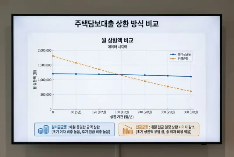 원리금균등 vs 원금균등 어느 게 유리할까?