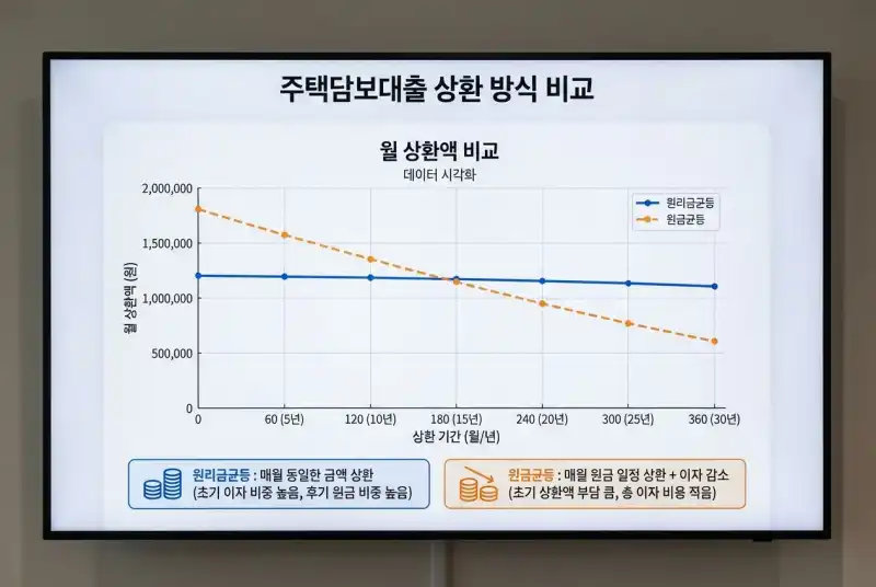 원리금균등 vs 원금균등 어느 게 유리할까?