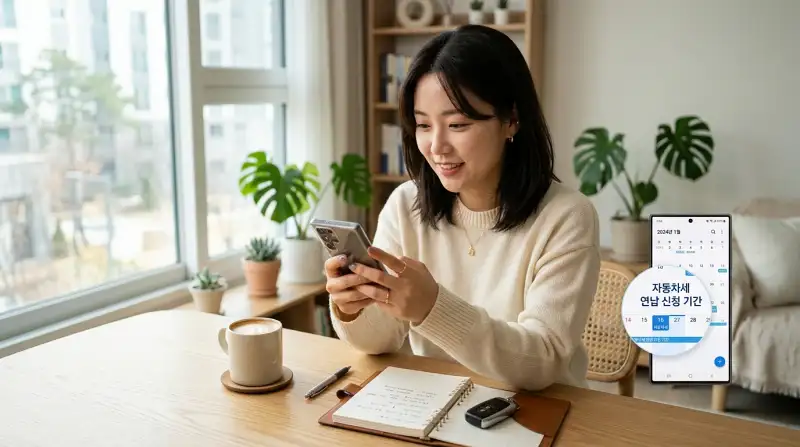 연납 신청 일정 확인