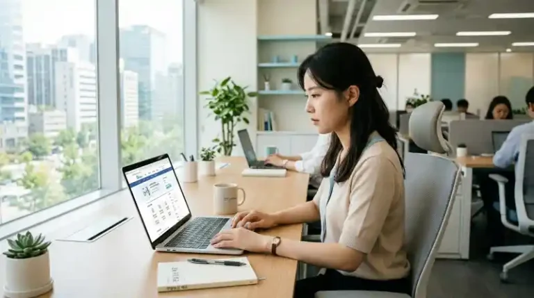 홈택스 에서 조회 장면