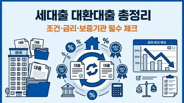 세대출 대환대출 총정리