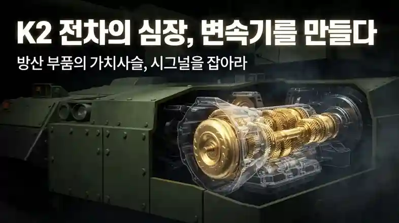 SNT다이내믹스 주가 전망과 K2 전차 변속기 분석